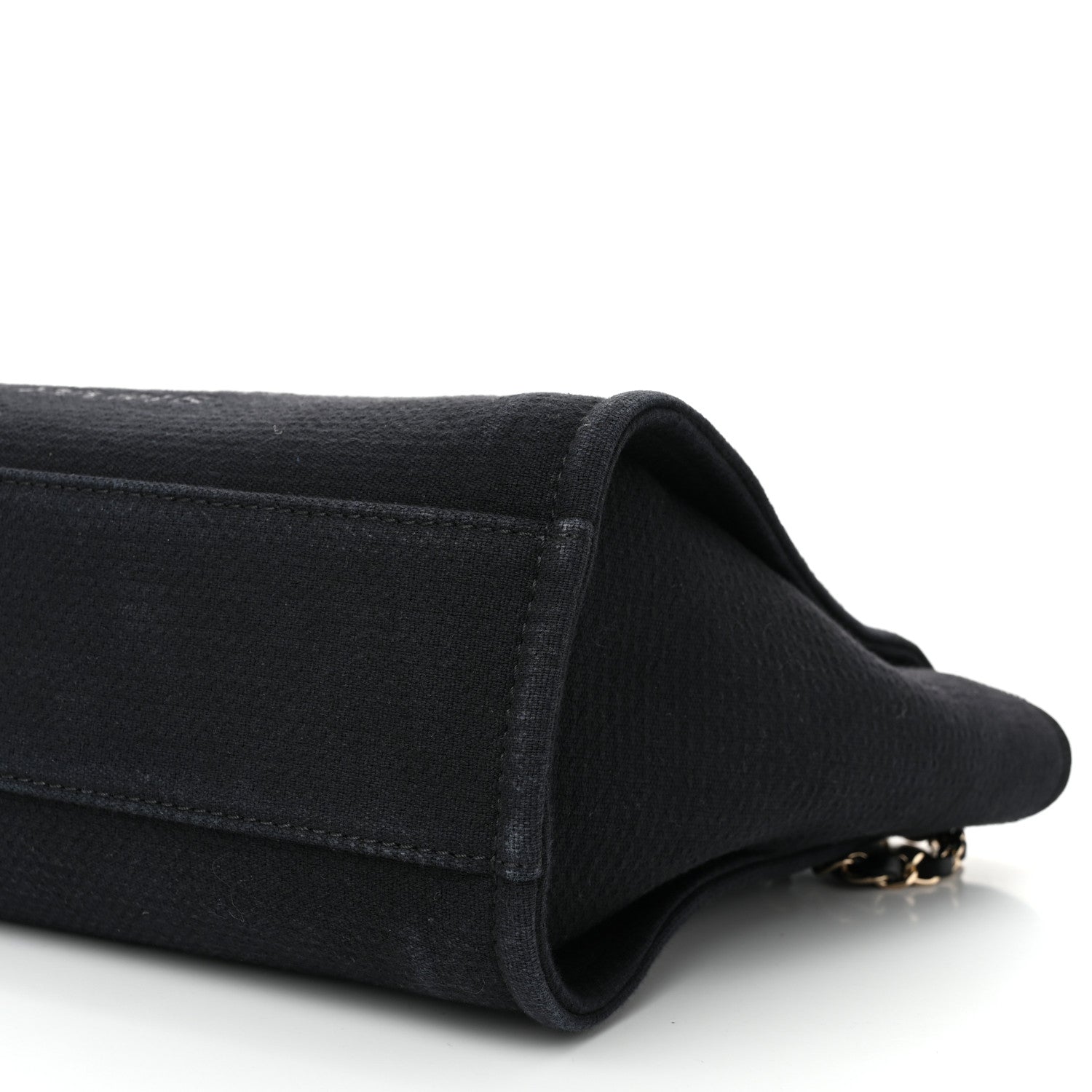 Chanel Mixed Fibers Small Deauville Tote Black 11 of 12
