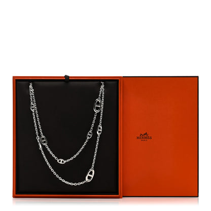 Hermes Sterling Silver Farandole Necklace 120 6 of 6