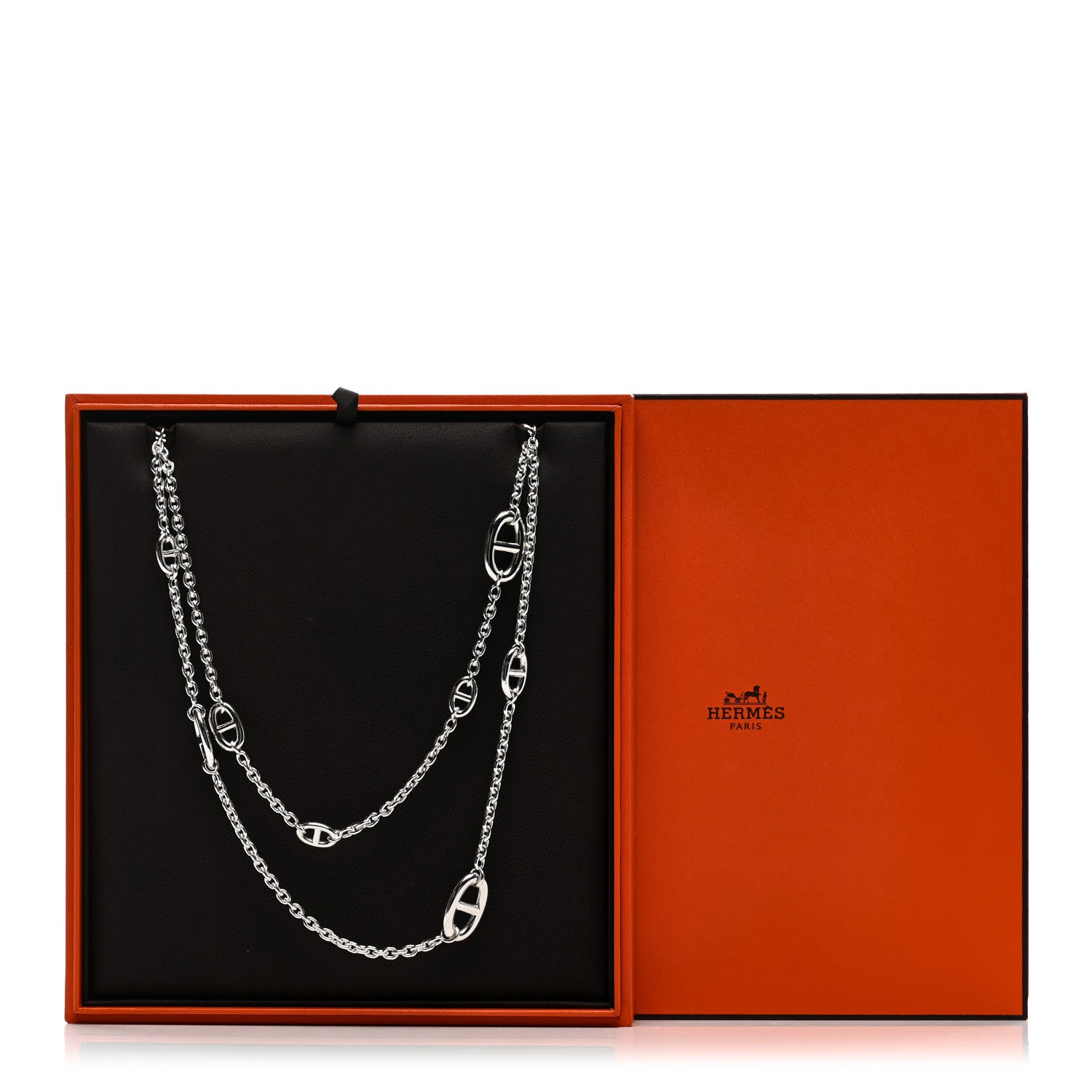 Hermes Sterling Silver Farandole Necklace 120 6 of 6