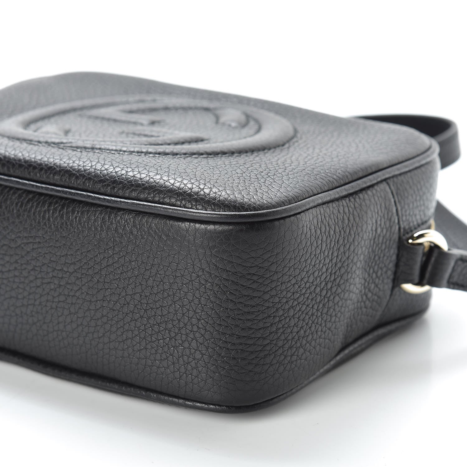 Gucci Pebbled Calfskin Small Soho Disco Bag Black 9 of 9