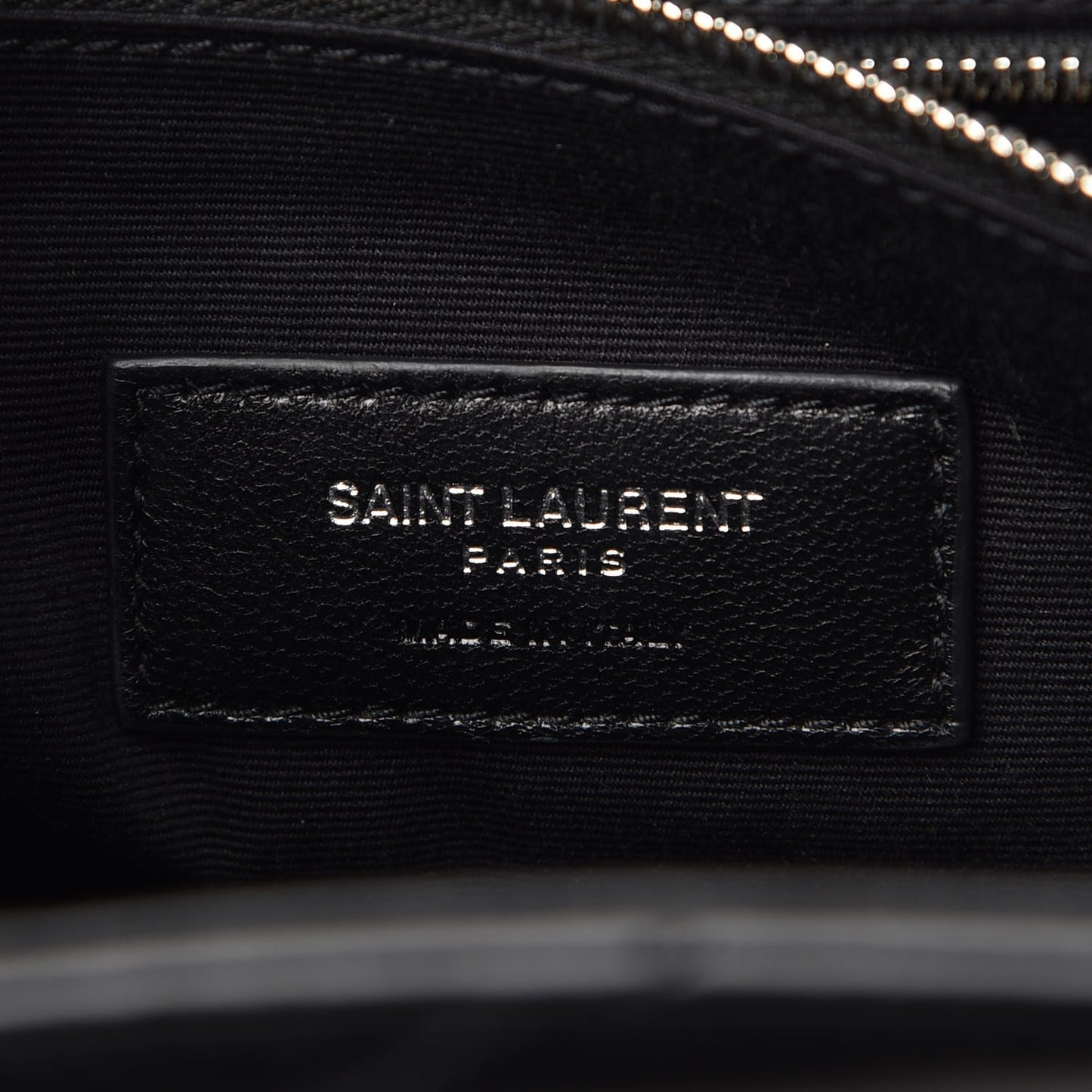 Calfskin Y Quilted Monogram Medium Loulou Backpack Black