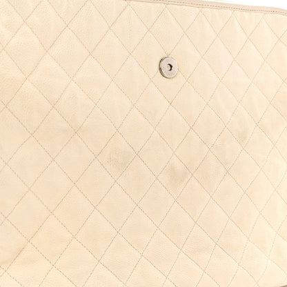 Chanel Caviar Quilted French Riviera Hobo Dark White 15 of 16