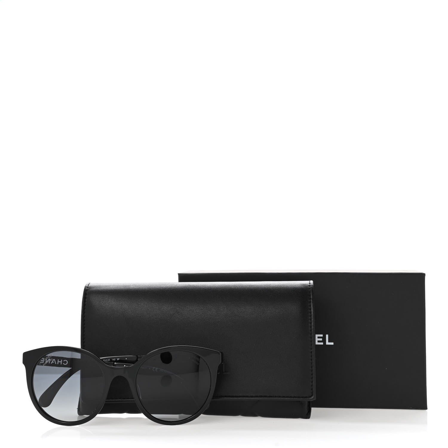 Chanel Acetate Metal Polarized Pantos Sunglasses 5440-A Black 8 of 8