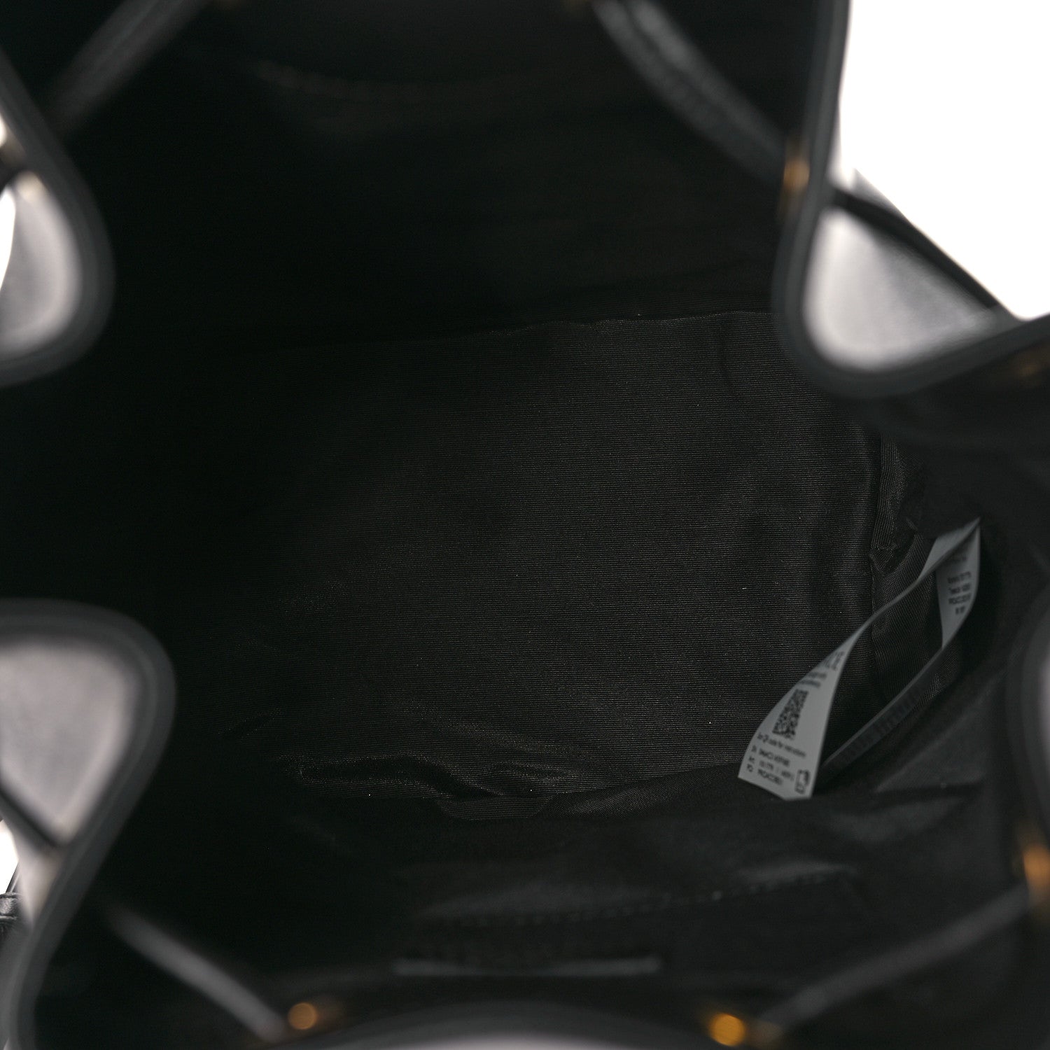 Versace Nappa Quilted Medusa Top Handle Bucket Bag Black 5 of 8