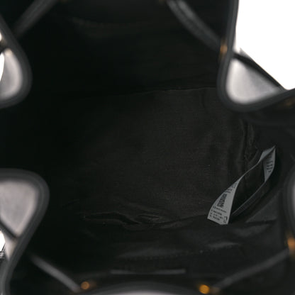 Versace Nappa Quilted Medusa Top Handle Bucket Bag Black 5 of 8