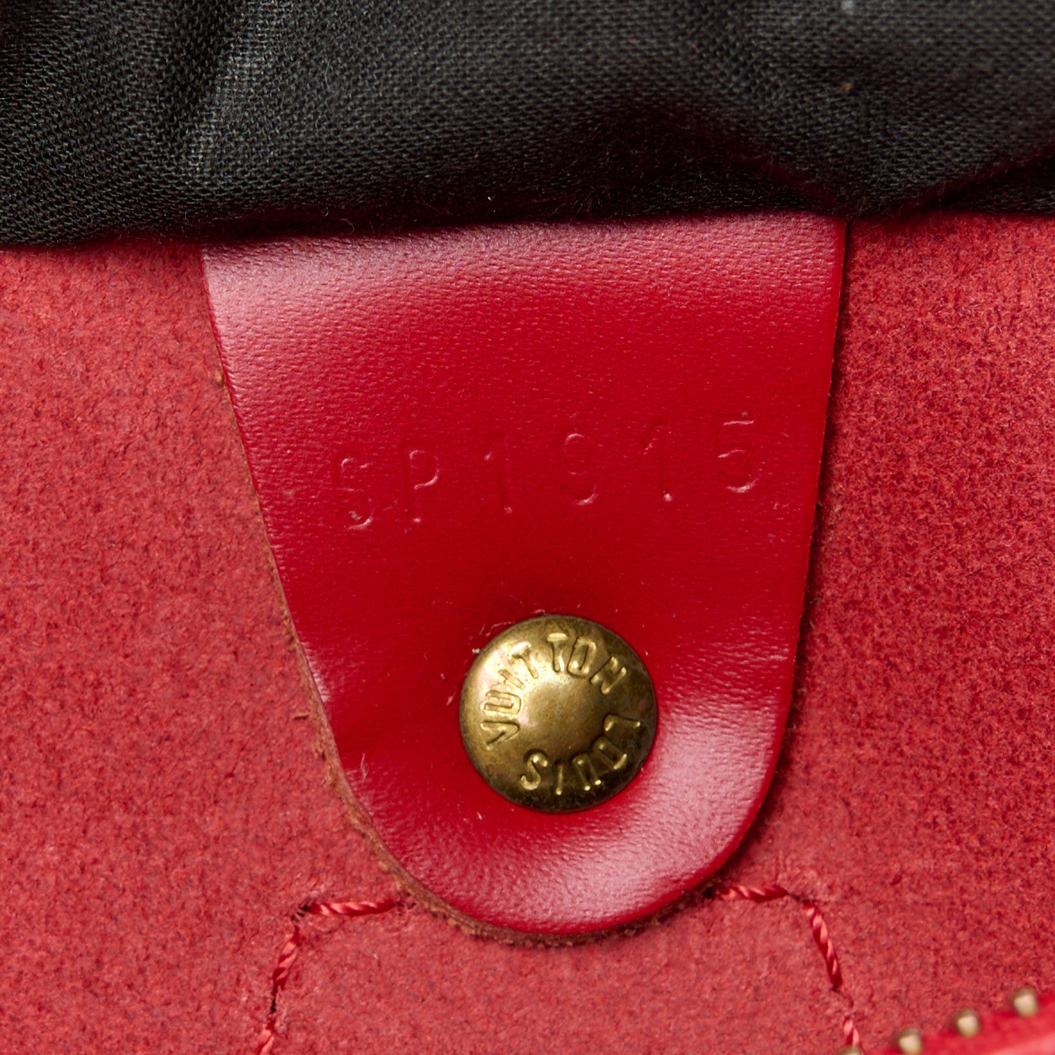 Louis Vuitton Epi Speedy 25 Castillan Red 7 of 11