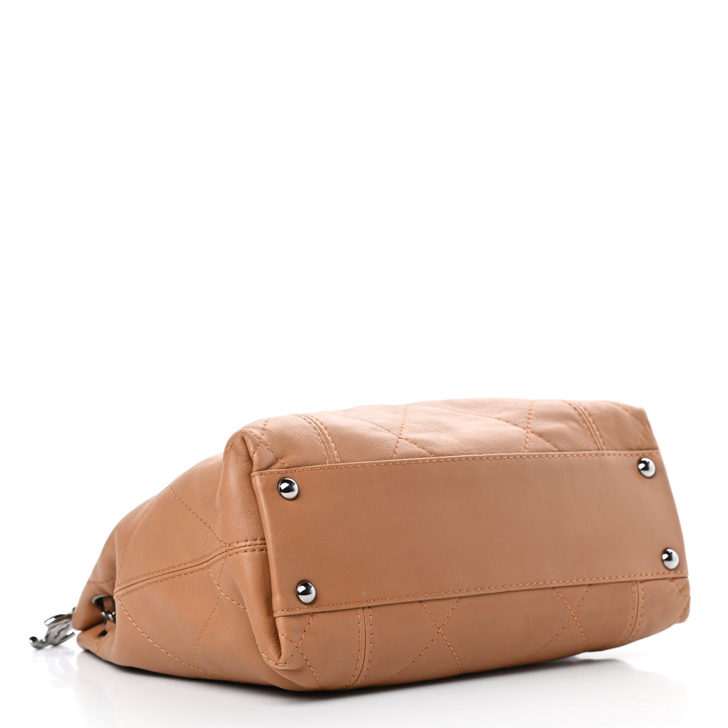 Lambskin Small Soft Touch Shoulder Bag Camel