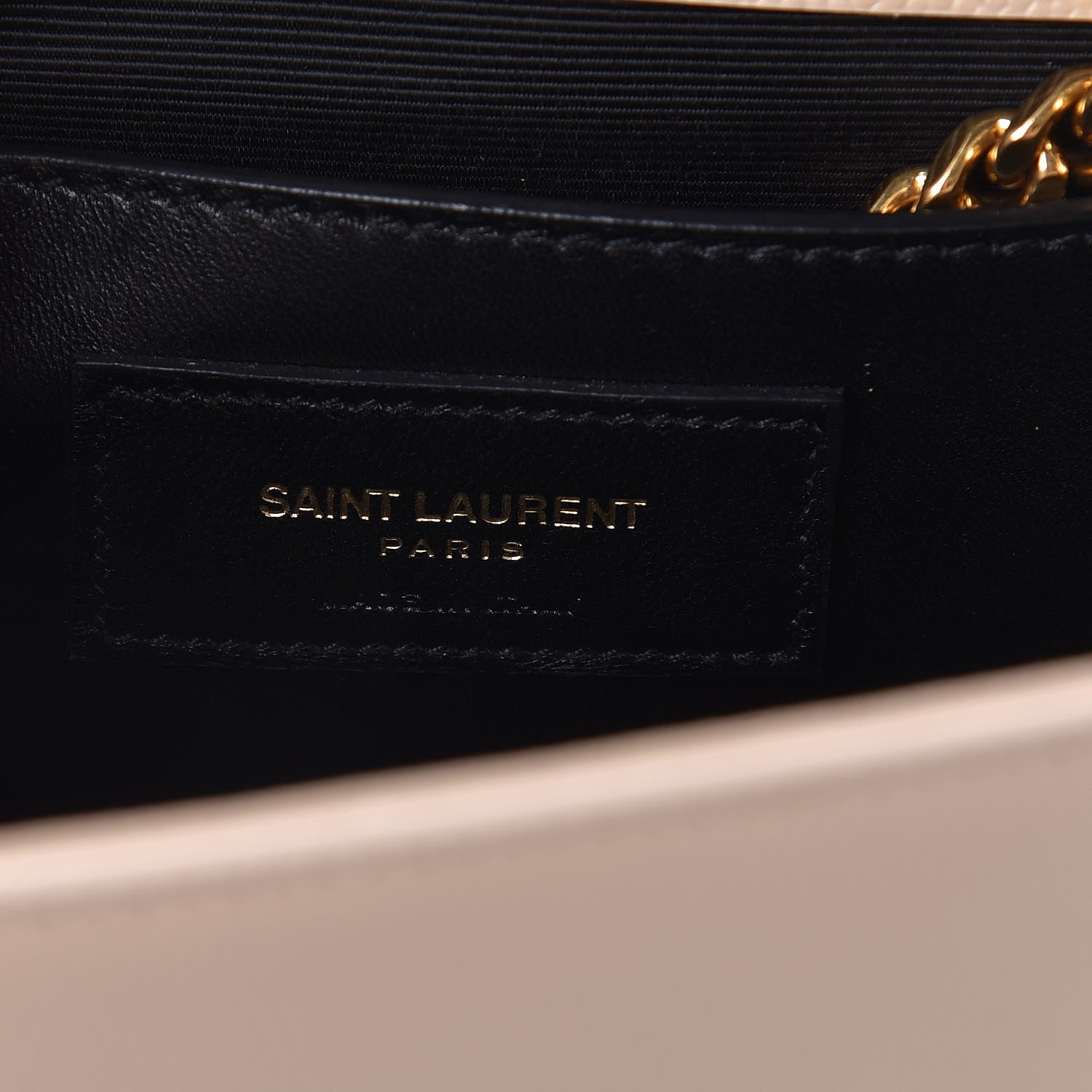 Saint Laurent Grain De Poudre Medium Monogram Kate Satchel Nude Powder 6 of 13