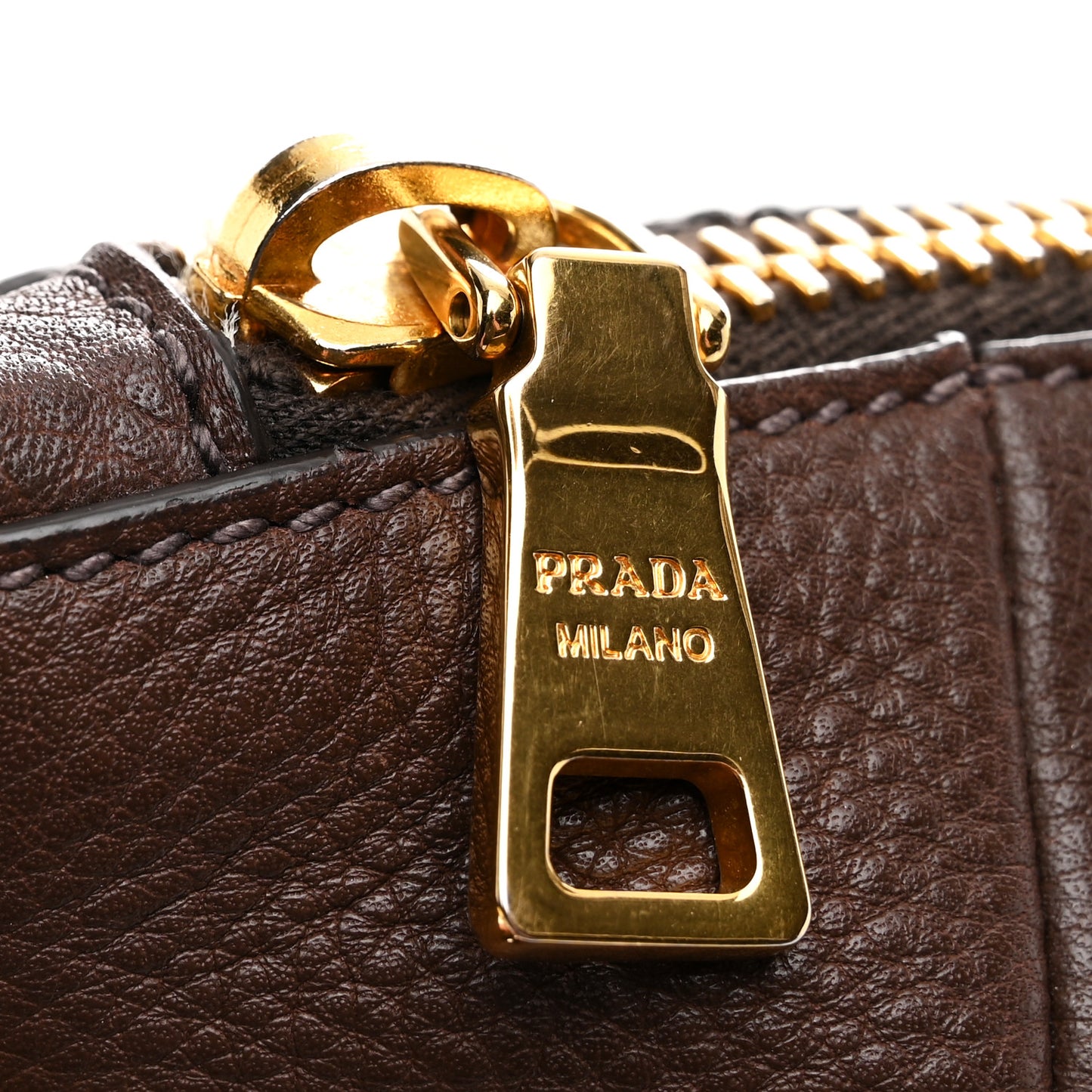 Vitello Daino Shoulder Bag Caffe