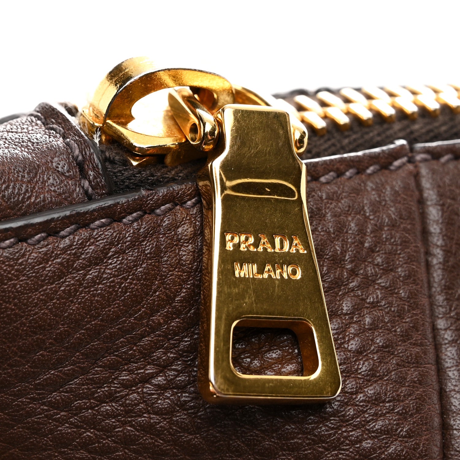 Prada Vitello Daino Shoulder Bag Caffe 12 of 12