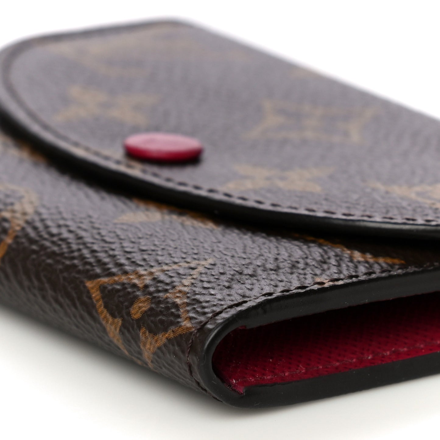 Monogram Rosalie Coin Purse Fuchsia