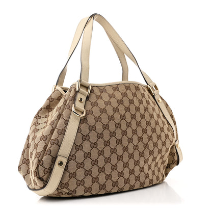 Gucci Monogram Medium Abbey Shoulder Bag Off White 3 of 12