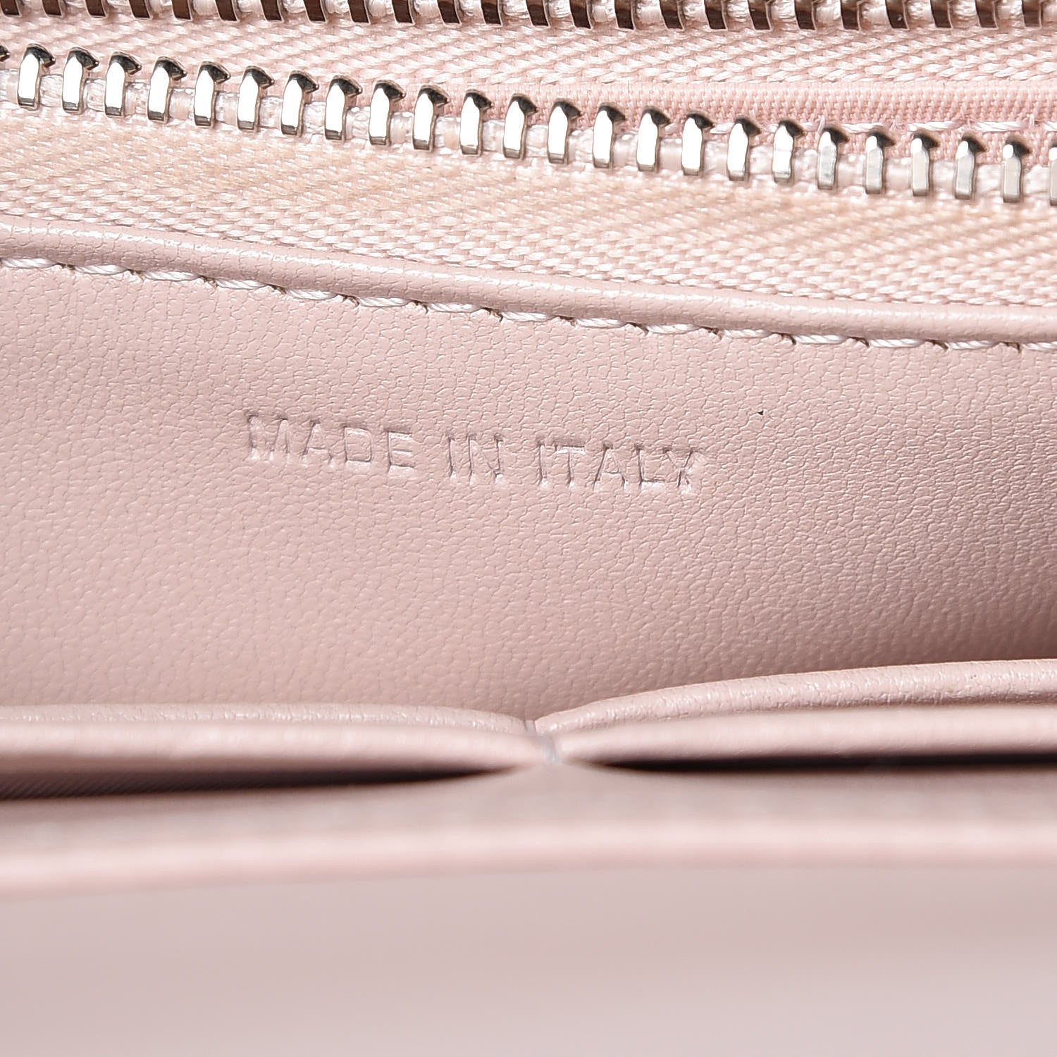 Christian Dior Grained Calfskin Diorama Wallet on Chain Pouch Rose Poudre 9 of 11