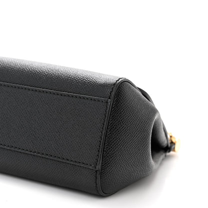 Dolce & Gabbana Dauphine Mini Miss Sicily Satchel Black 10 of 10