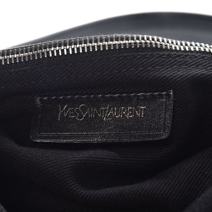 Saint Laurent Calfskin Canvas Large Muse Two Black 6 of 13