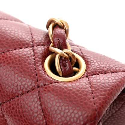 Chanel Caviar Quilted Mini Rectangular Flap Dark Red 11 of 11