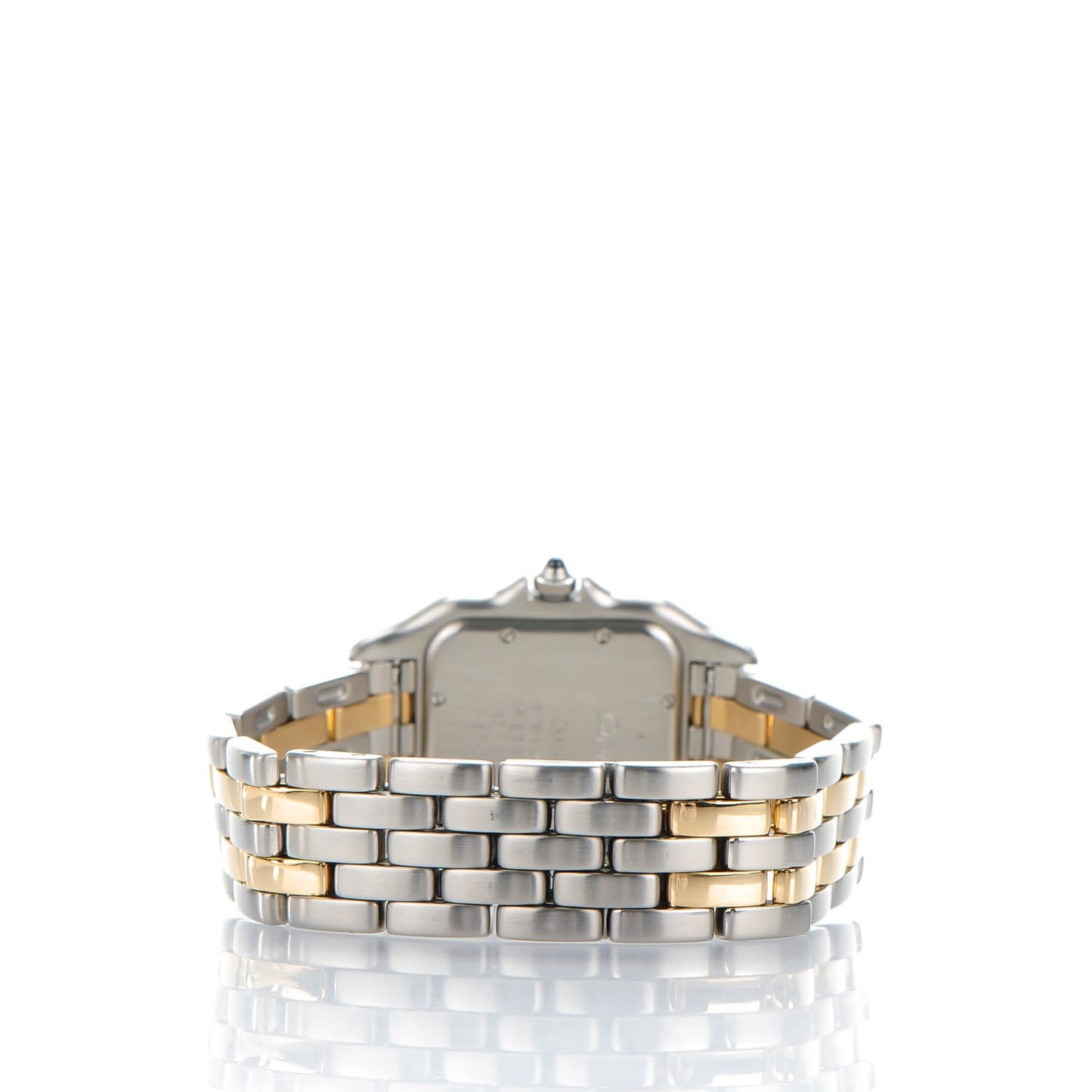 Stainless Steel 18K Yellow Gold 27mm Panthere Quartz Watch