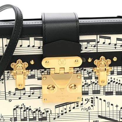Louis Vuitton Calfskin LV Symphony Petite Malle White Black 7 of 9