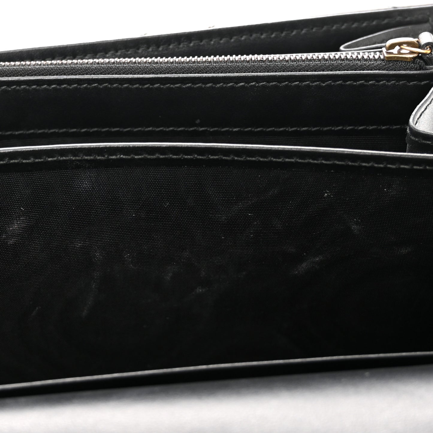 Calfskin Matelasse GG Marmont Chain Wallet Black
