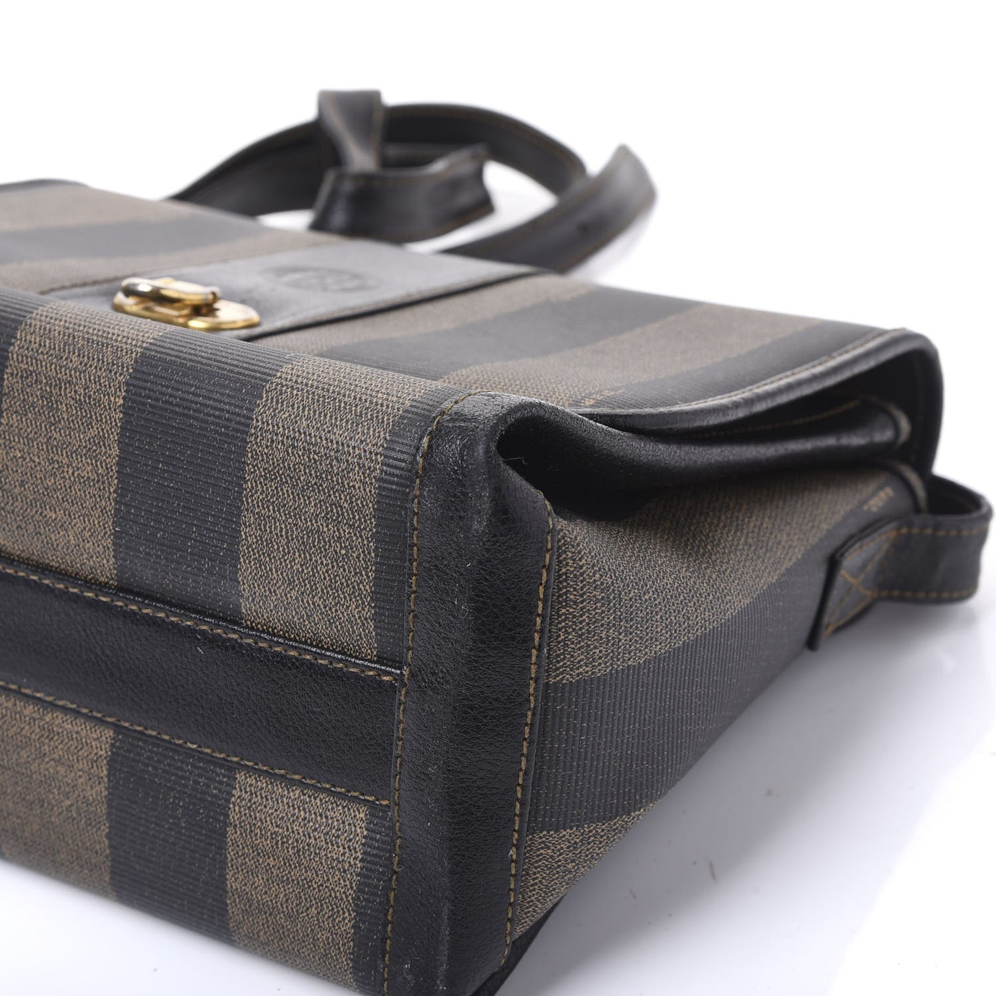 Calfskin Pequin Spalmati Crossbody Bag Tobacco