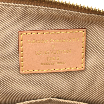 Louis Vuitton Denim Monogram Stone Speedy Bandouliere 35 Caramel 6 of 16