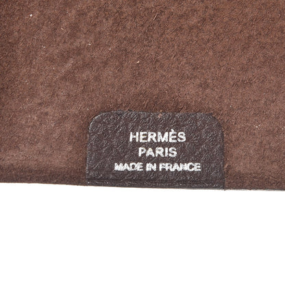 Hermes Togo Ulysse PM Agenda Cover Chocolate 7 of 8