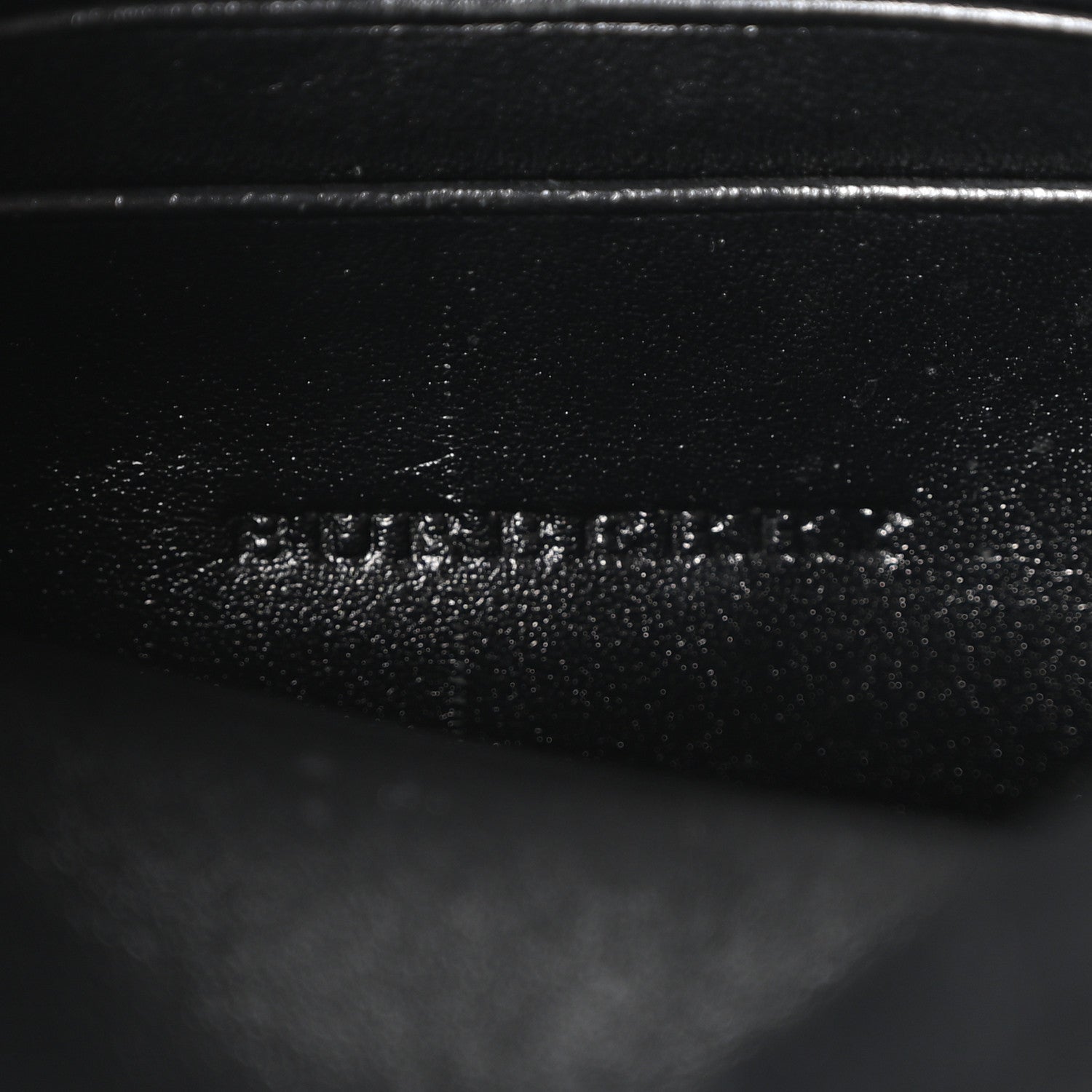 Burberry Signature Grain Calfskin Check Embossed Langley Crossbody Black 6 of 9
