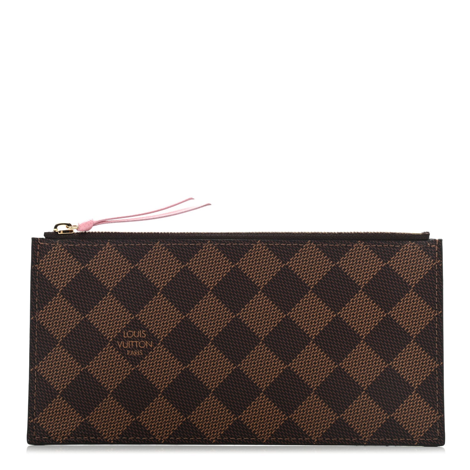 Louis Vuitton Damier Ebene Studded Felicie Chain Wallet Zippered Insert 1 of 5