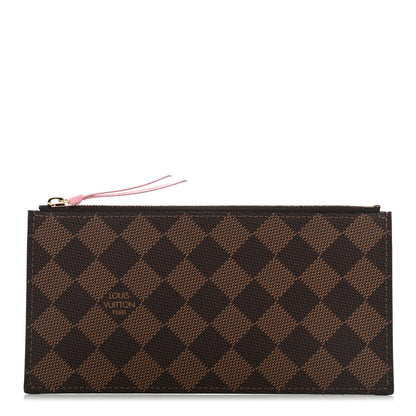 Louis Vuitton Damier Ebene Studded Felicie Chain Wallet Zippered Insert 1 of 5