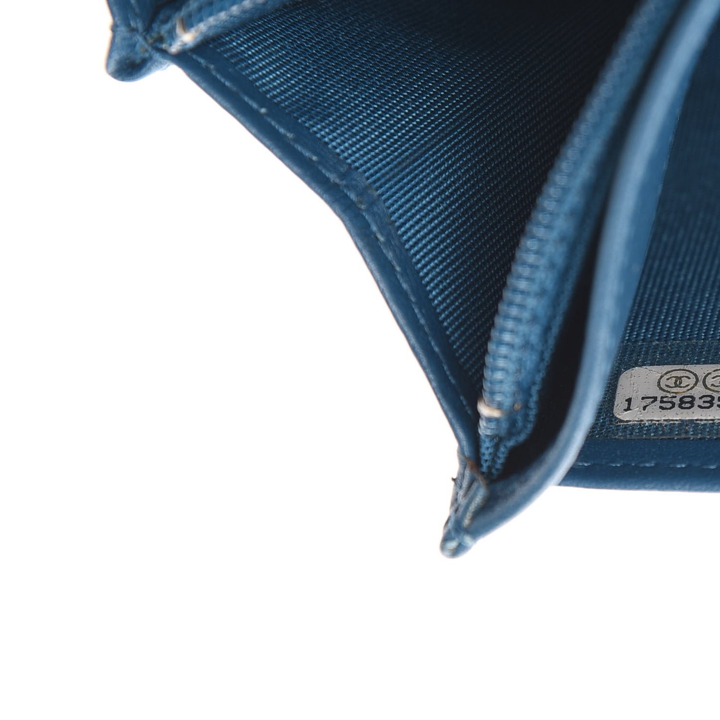 Patent CC Trousse Maquil Yen Wallet Blue