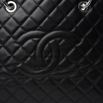 Chanel Caviar Quilted XL Grand Shopping Tote GST Black 10 of 10