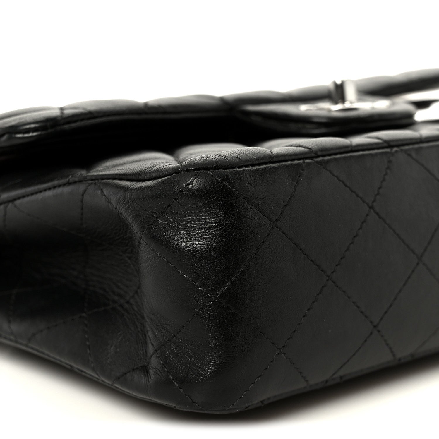 Chanel Lambskin Quilted Small Double Flap Black 10 of 11