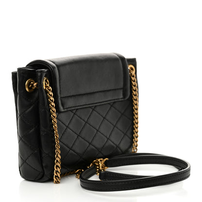 Saint Laurent Lambskin Quilted Monogram Mini Nolita Black 3 of 10