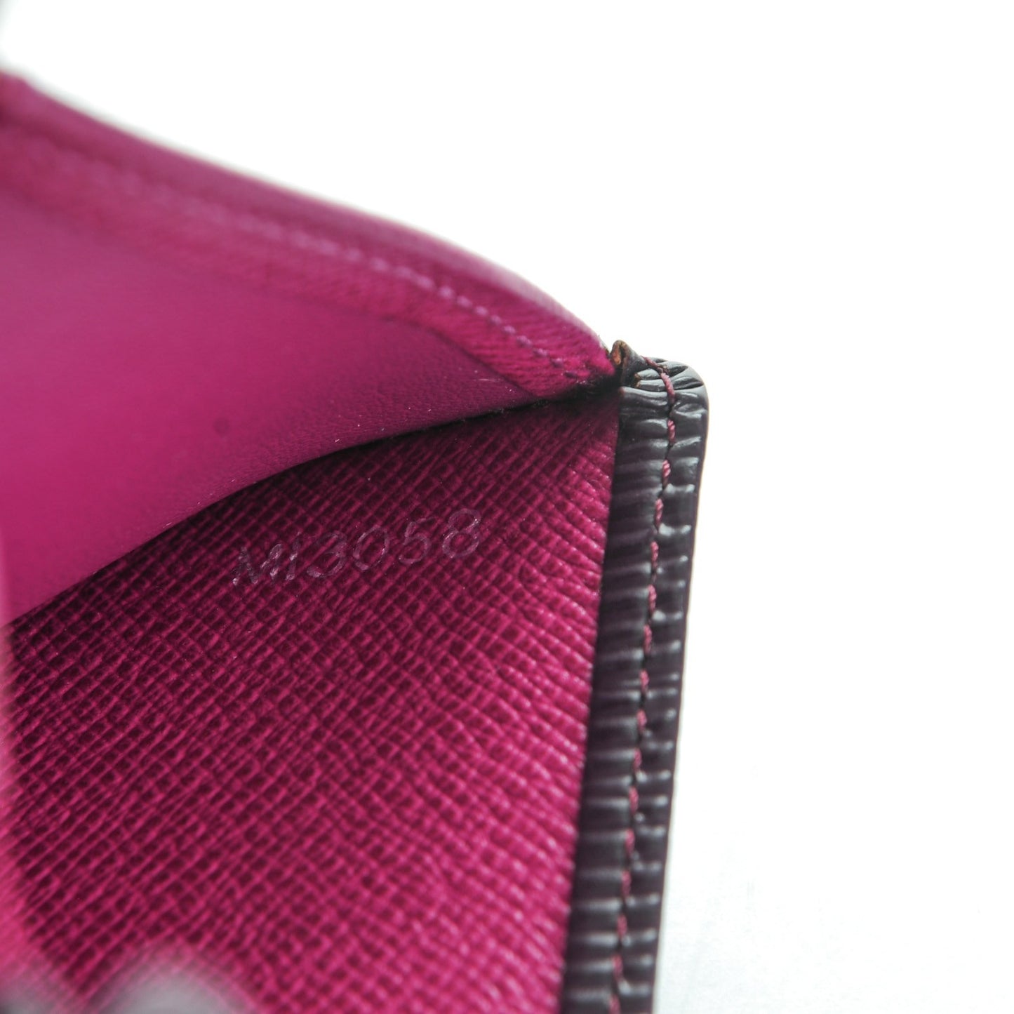 Epi French Purse Wallet Cassis