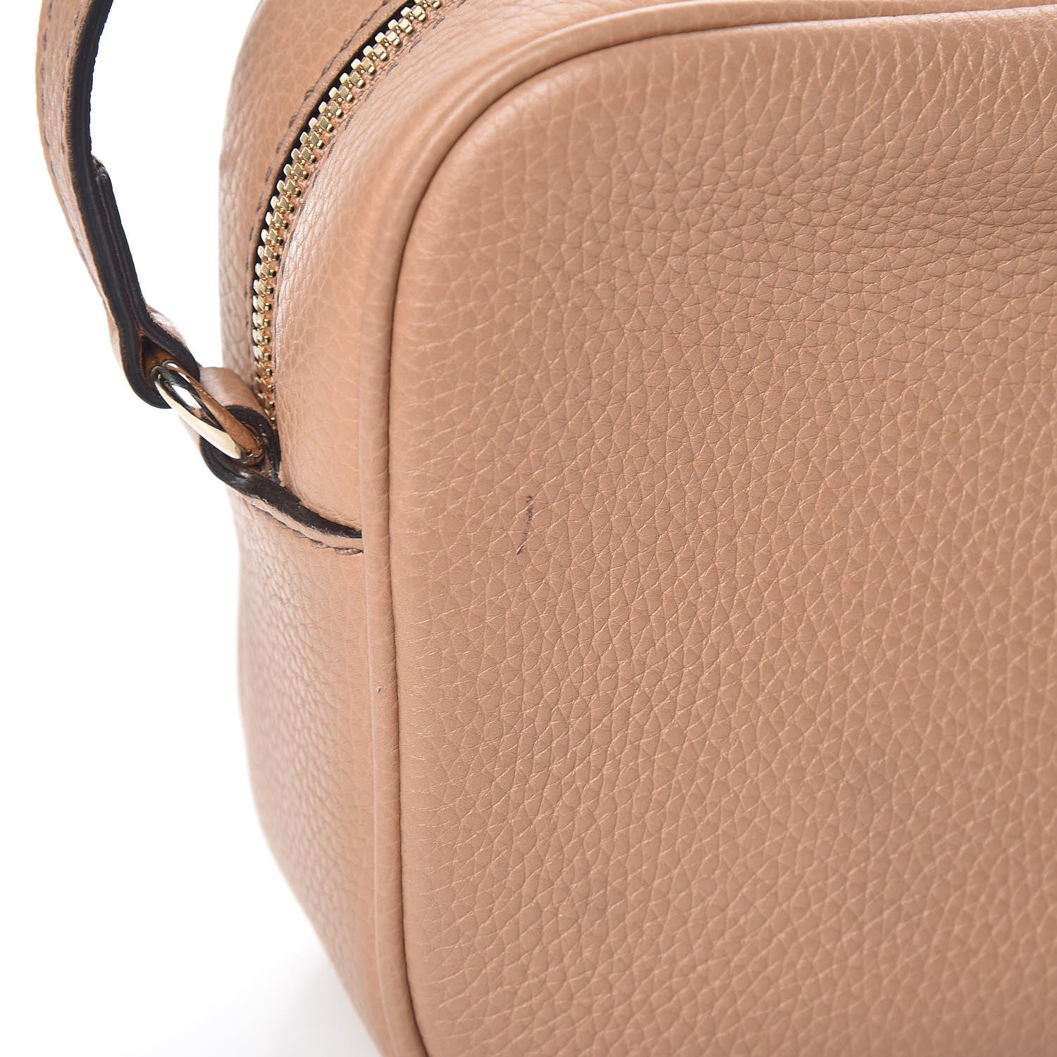 Gucci Pebbled Calfskin Small Soho Disco Bag Rose Beige 11 of 11