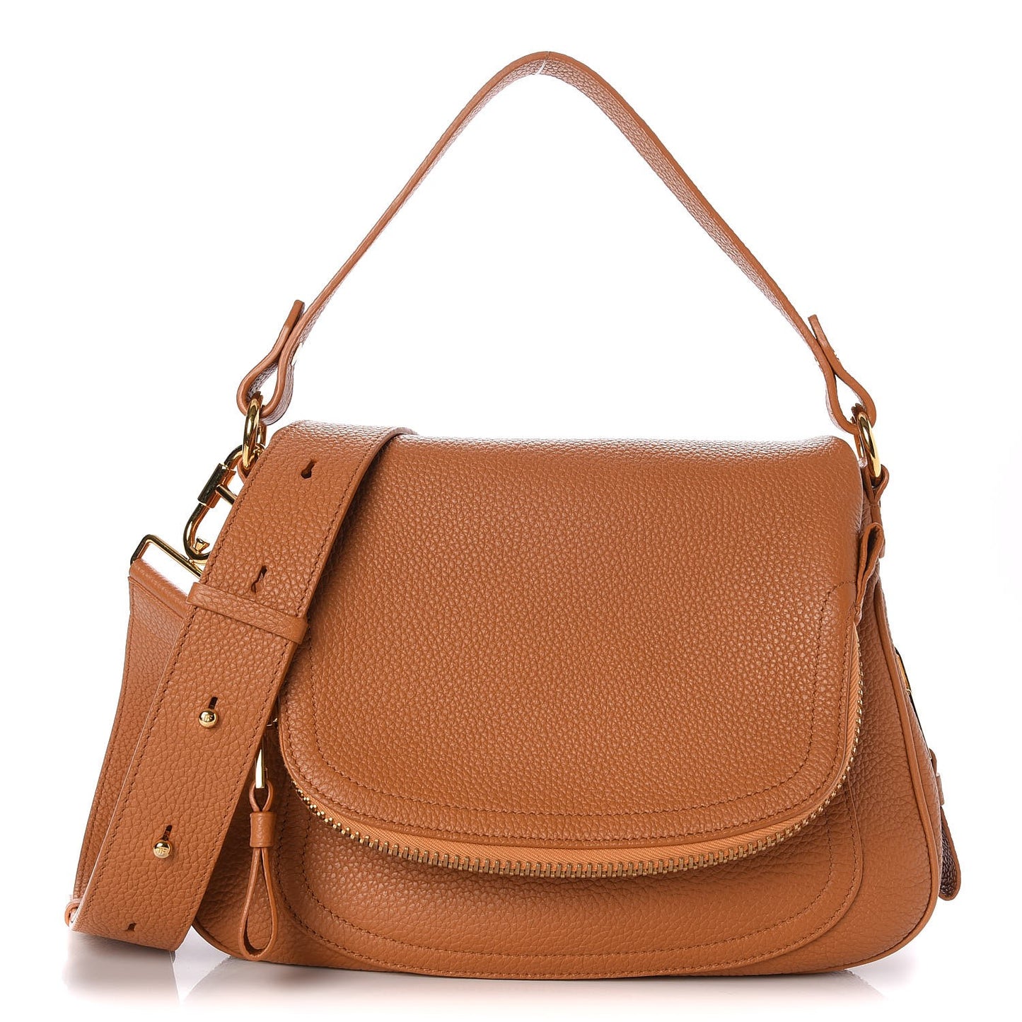 Pebbled Calfskin Medium Jennifer Whiskey