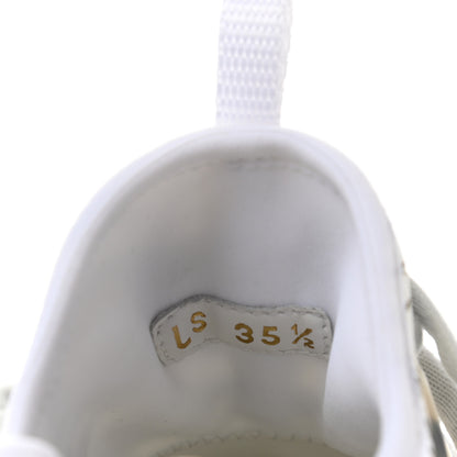 Christian Dior Neoprene Rubber Champetre Print Womens D-Connect Sneakers 35.5 White Multicolor 8 of 9
