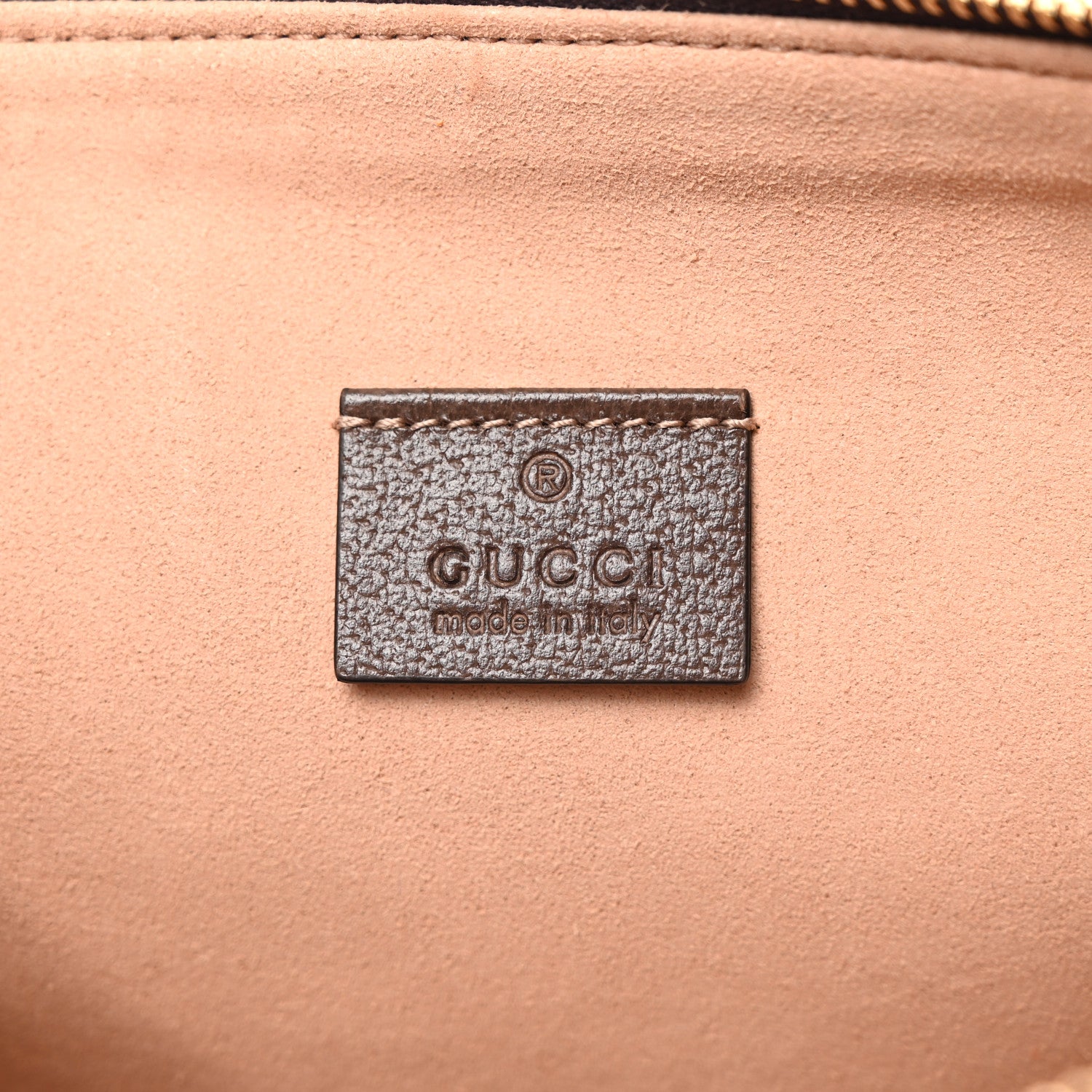 Gucci GG Supreme Monogram Large Ophidia Pouch Clutch Brown 6 of 7