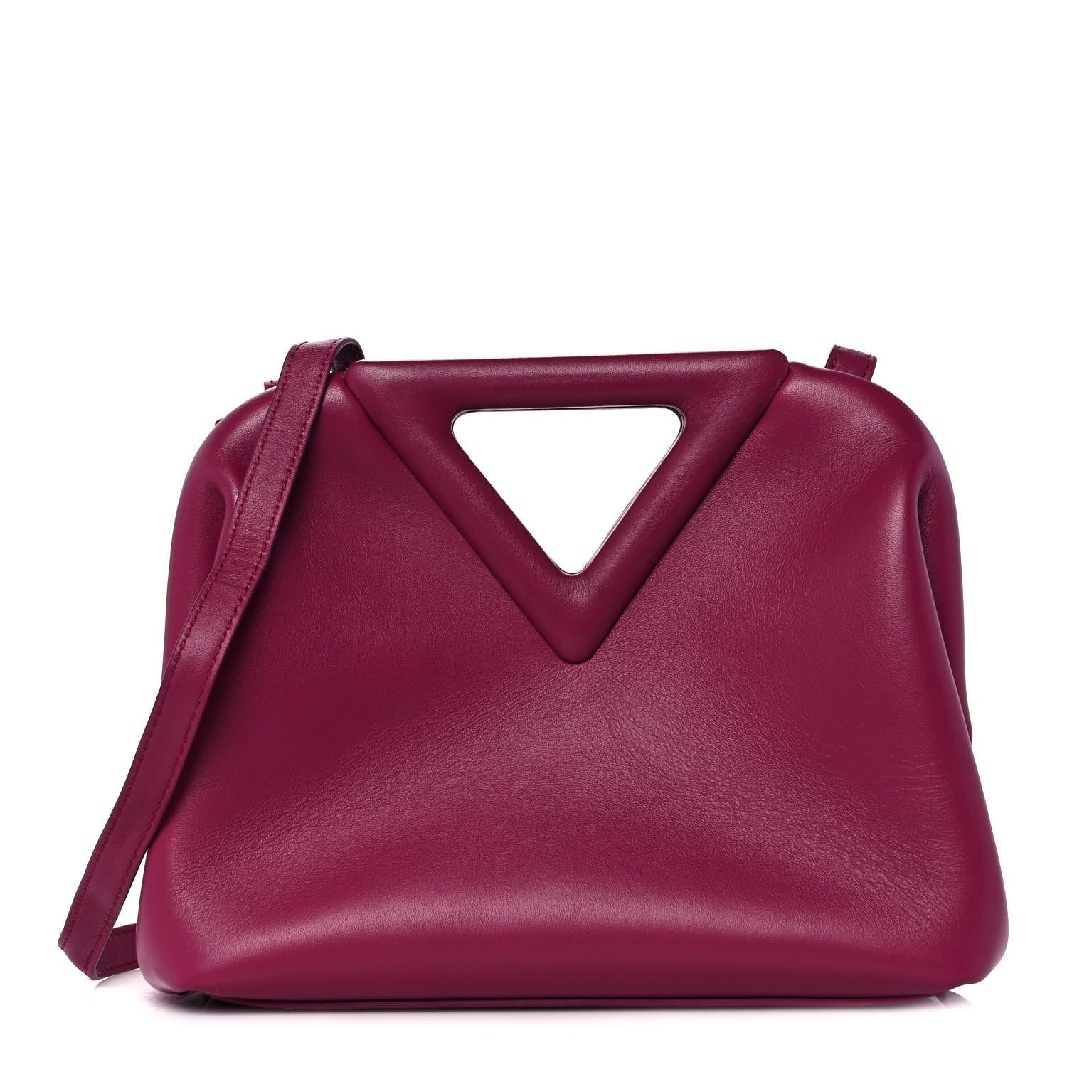 Bottega Veneta Calfskin Small The Point Triangle Bag Cinnabar 1 of 12