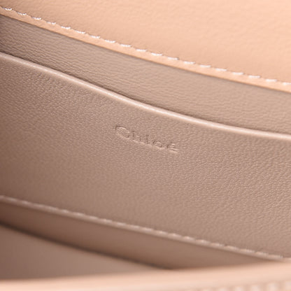 Chloe Calfskin Lizard Embossed Nile Bracelet Minaudiere Bag Pink 6 of 9