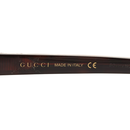 Gucci Acetate Crystal Round Sunglasses GG0618S Tortoiseshell 5 of 7