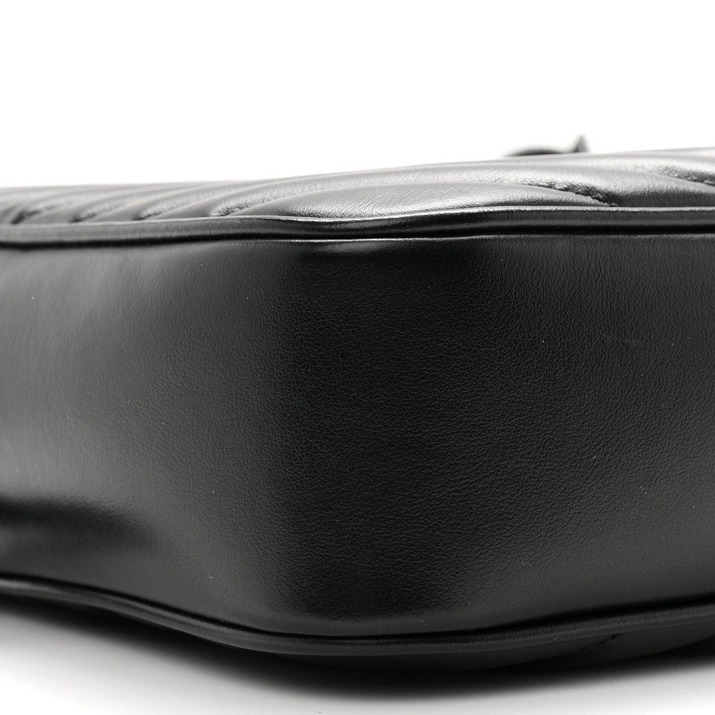 Calfskin Matelasse Monogram Monochrome Lou Camera Bag Black