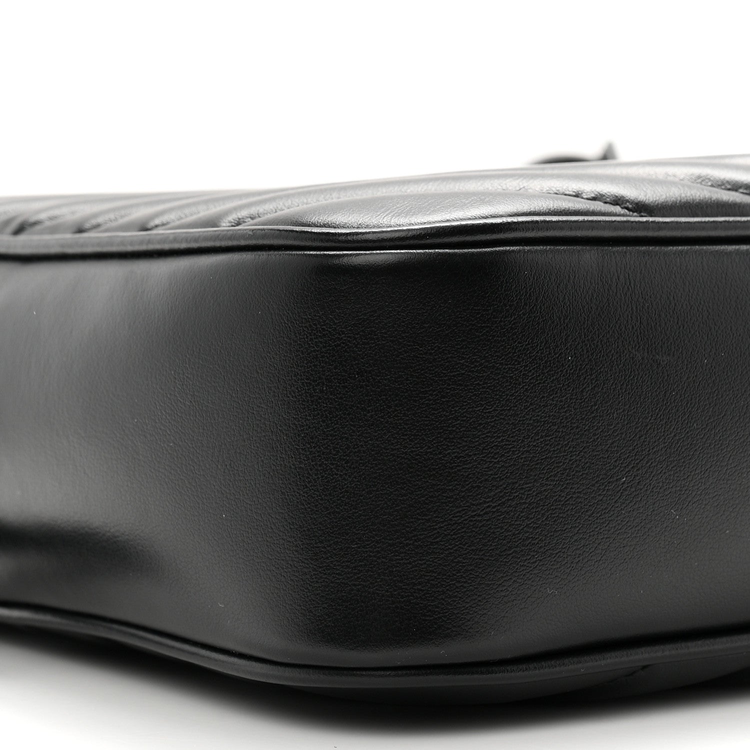 Saint Laurent Calfskin Matelasse Monogram Monochrome Lou Camera Bag Black 9 of 11