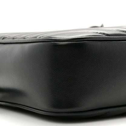 Saint Laurent Calfskin Matelasse Monogram Monochrome Lou Camera Bag Black 9 of 11