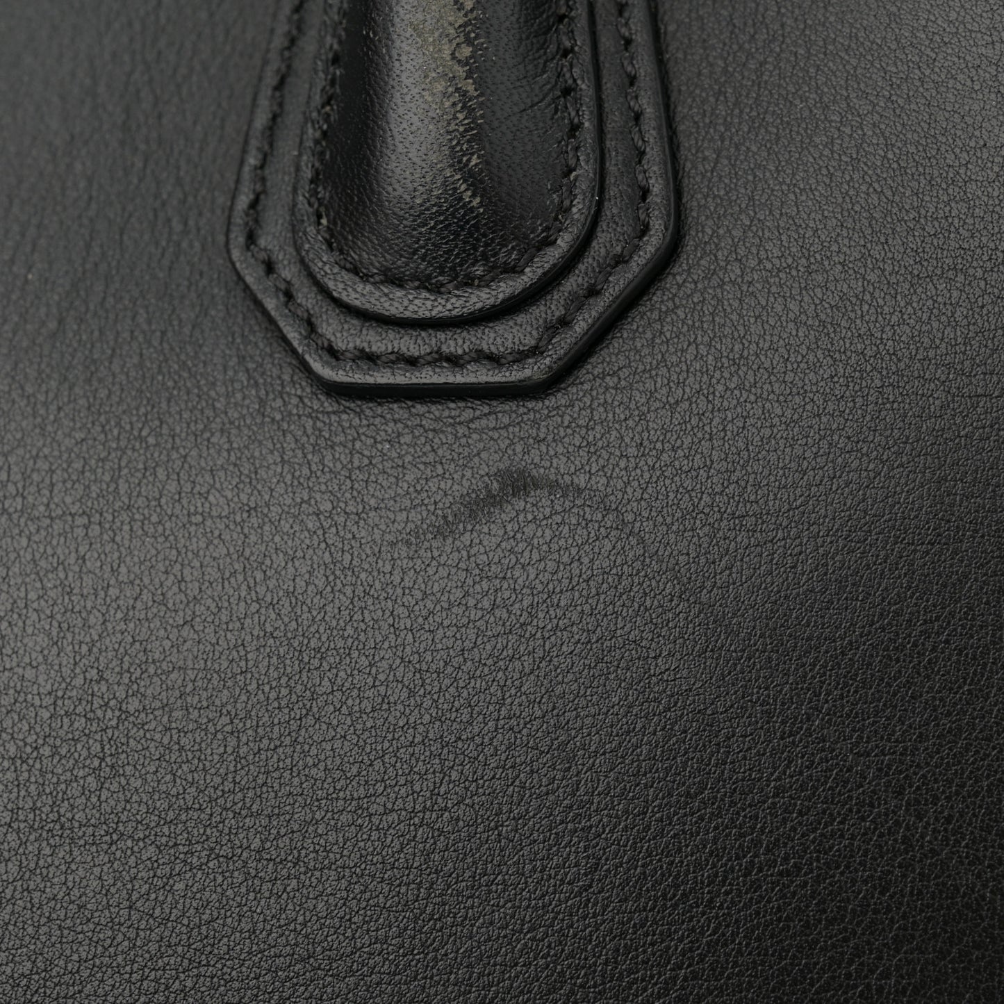 Smooth Calfskin Mini Studded Antigona Black