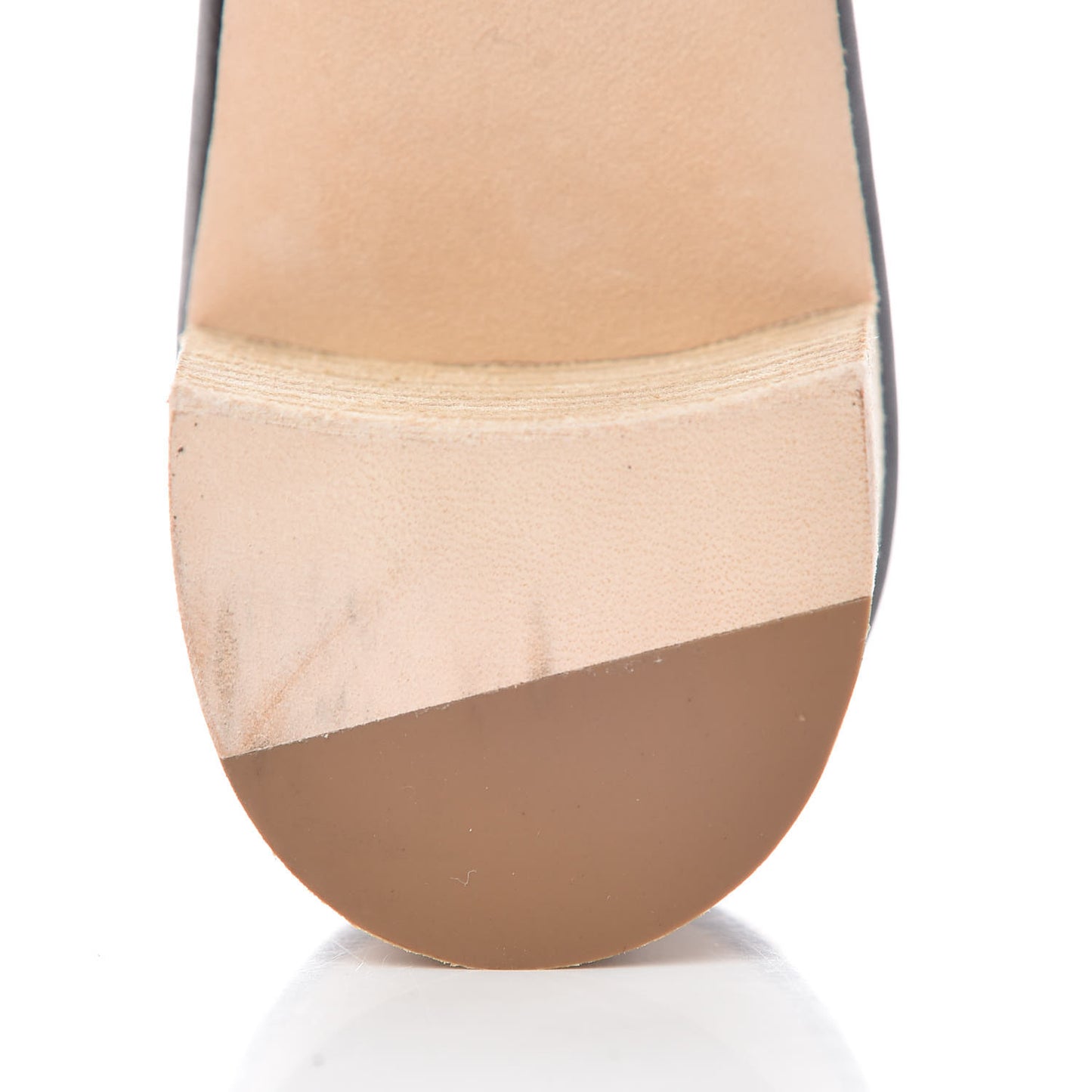 Calfskin Oasis Sandals 37.5 Black
