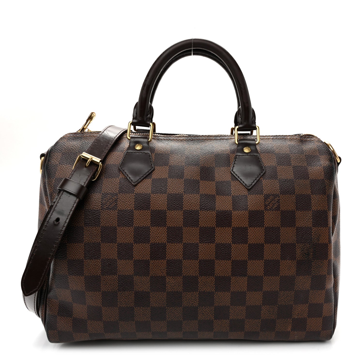 Louis Vuitton Damier Ebene Speedy Bandouliere 30 1 of 12