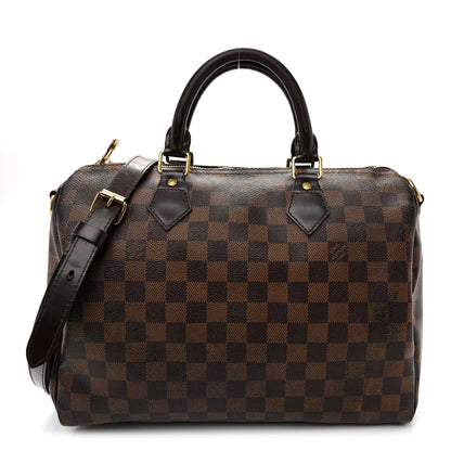 Louis Vuitton Damier Ebene Speedy Bandouliere 30 1 of 12