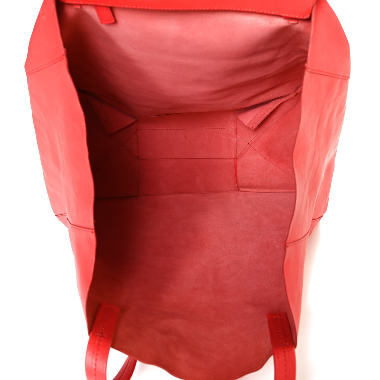 Lambskin Horizontal Cabas Magenta