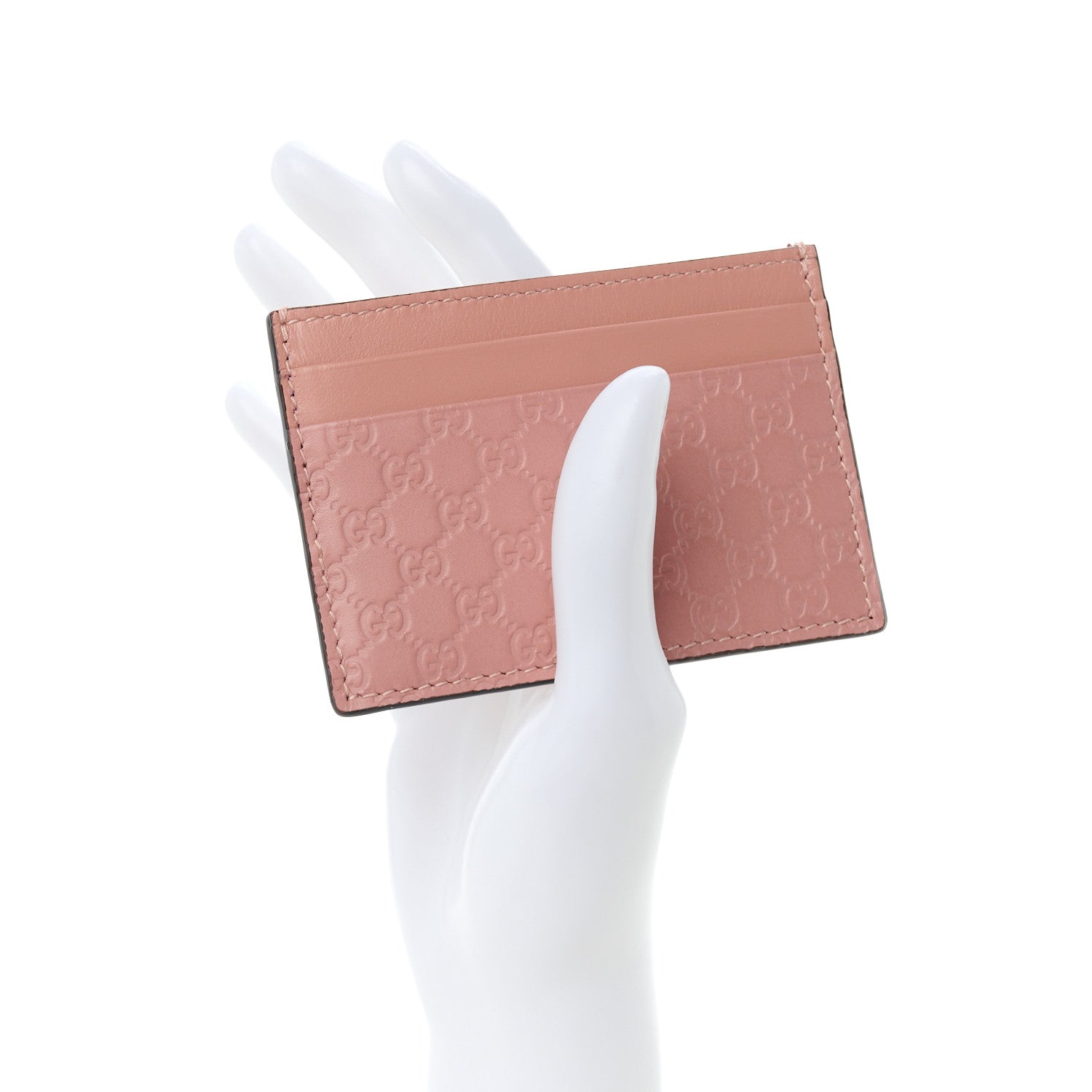 Gucci Microguccissima Card Holder Soft Pink 2 of 9